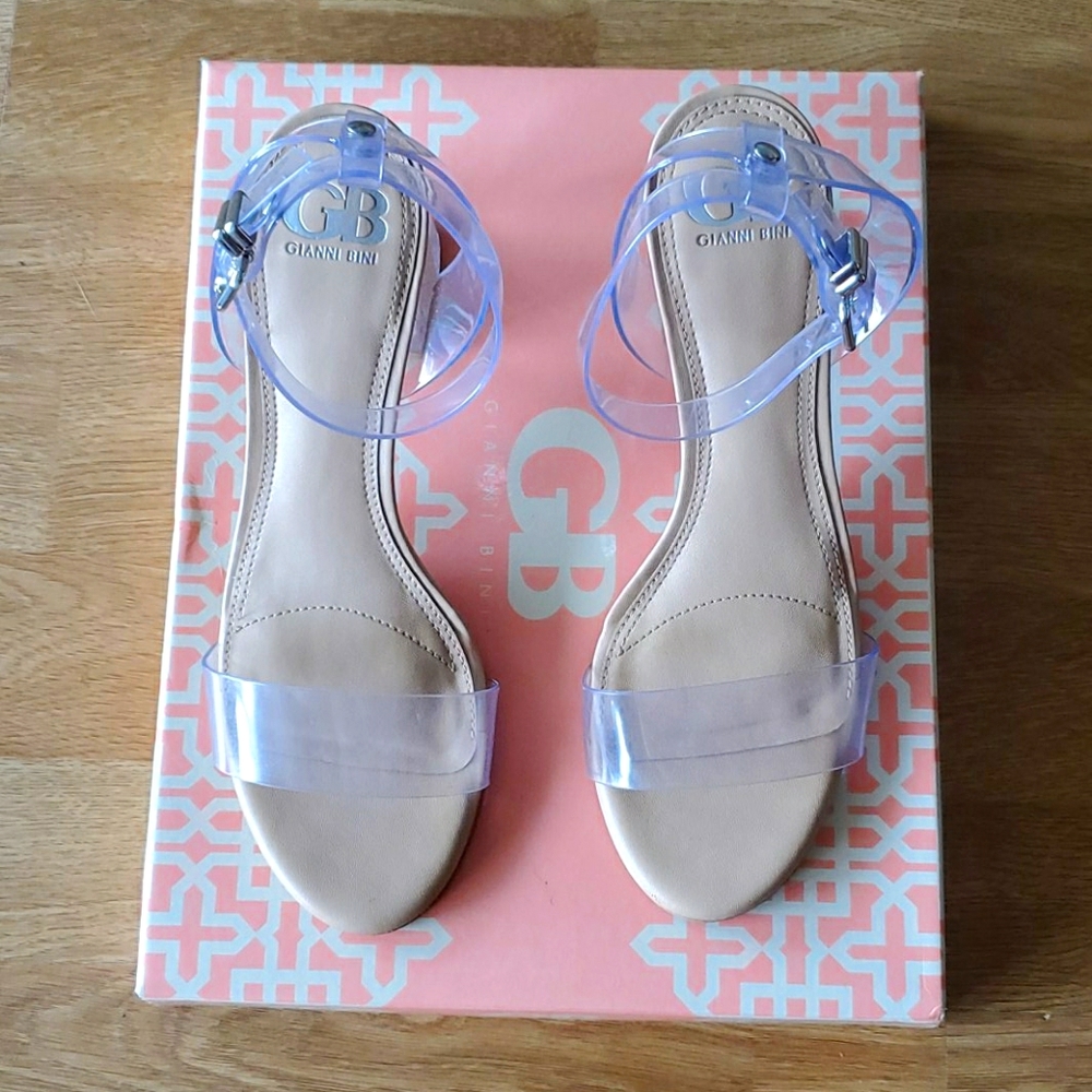 Clear Gianni Bini Heels